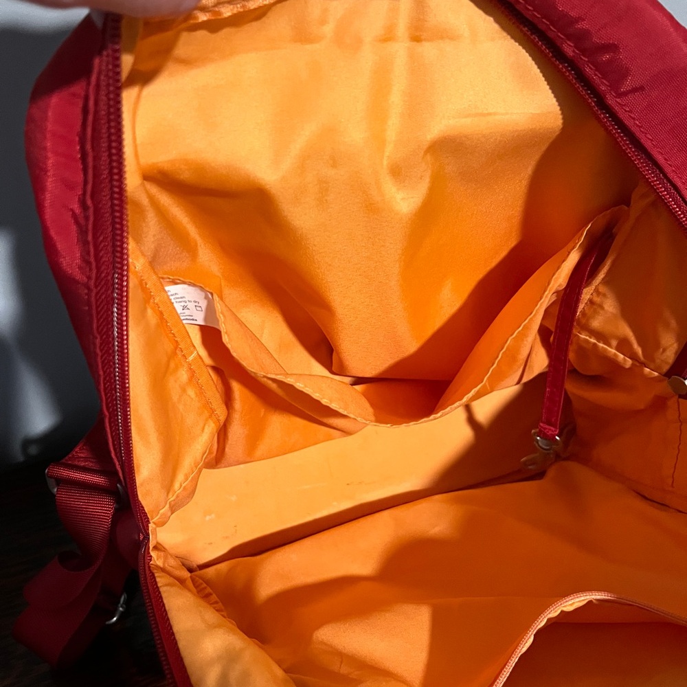 Red Nylon Backpack - image 4